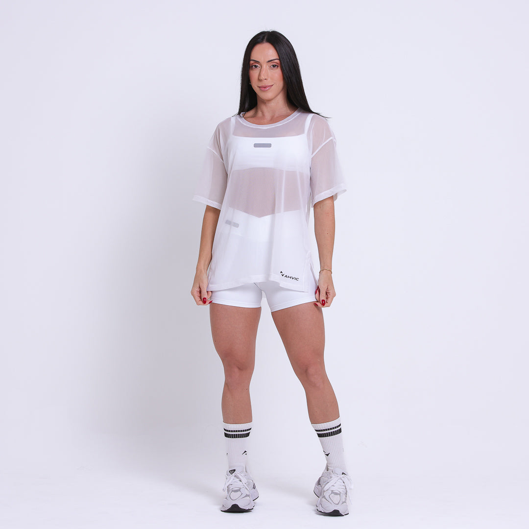 Blusão de Tule Branca