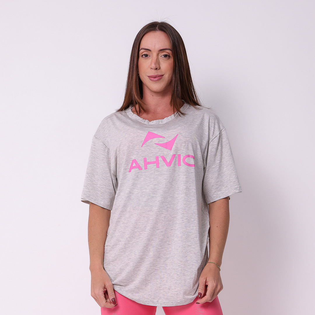 Camisão Mescla AHVIC em rosa