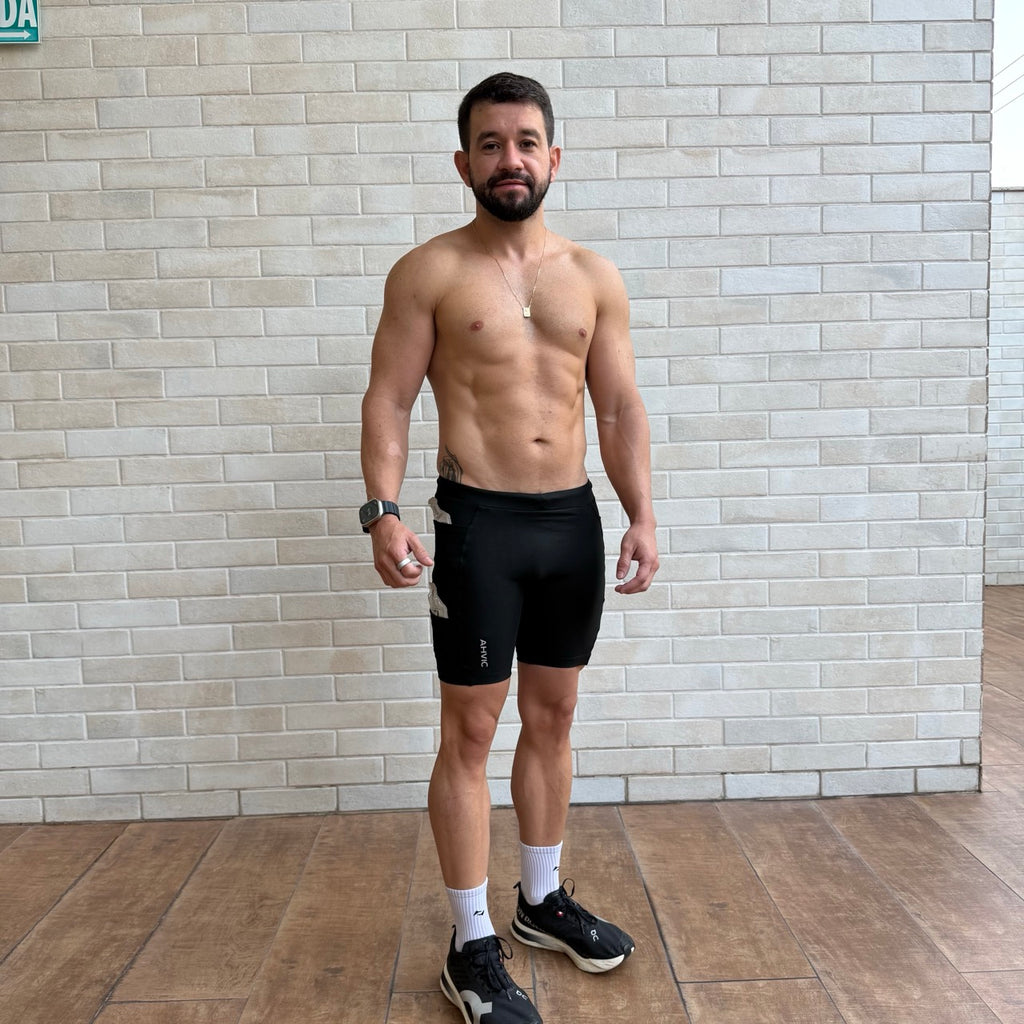 Bermuda Masculina RunDrop 4 Preto