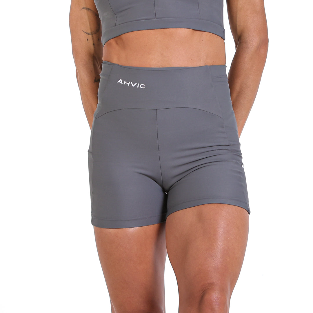 Short Adrianna Invisible Pocket Cinza