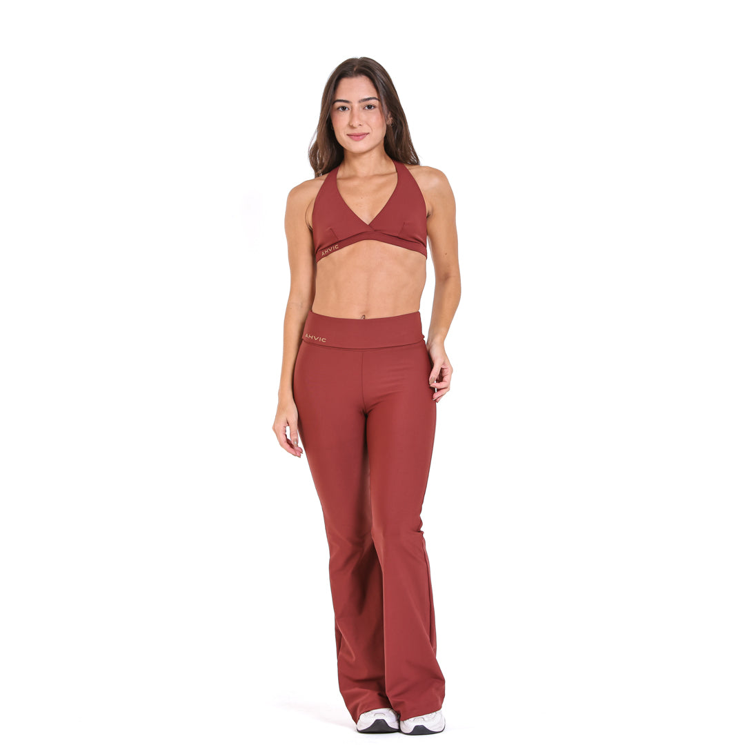 Legging Flare Alma Madder Brown