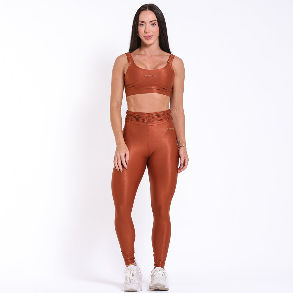 Top Lorena Aveludado Amendoa