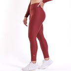 Legging Rise Drop Madder Brown