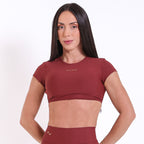 Top Betina Drop Madder Brown