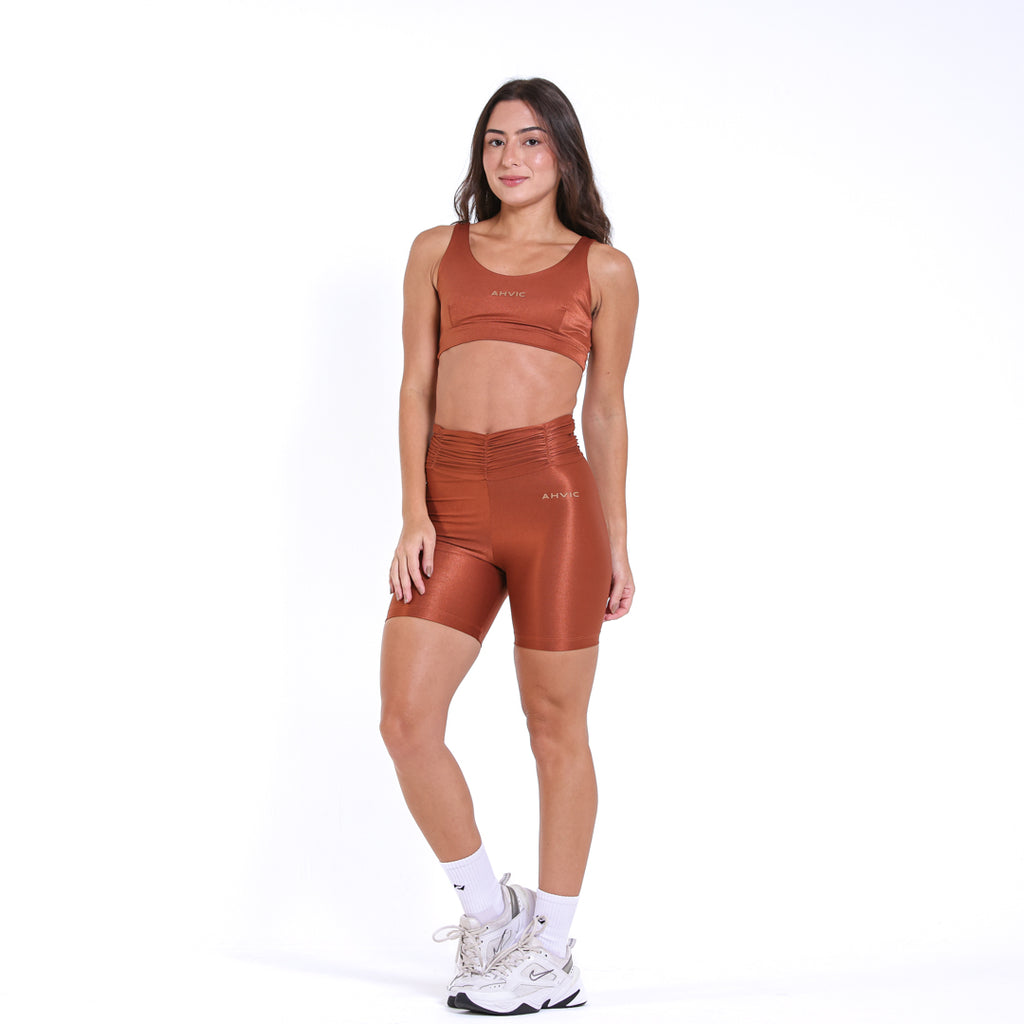 Top Tai Aveludado Amendoa