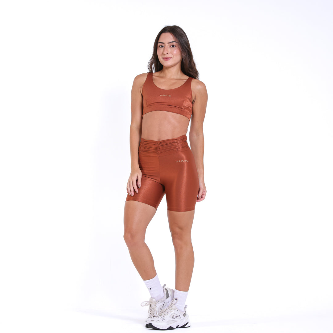 Top Tai Aveludado Amendoa