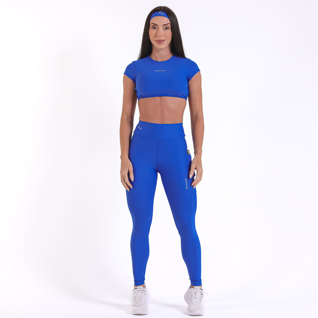 Top Betina Drop  Azul Royal