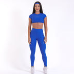 Top Betina Drop  Azul Royal