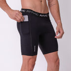 Bermuda Masculina Preta Bolsos Adaptive