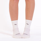 Meia AHVIC Off White com Marrom