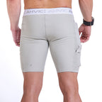 Bermuda Masculina QuadRun Drop Cinza