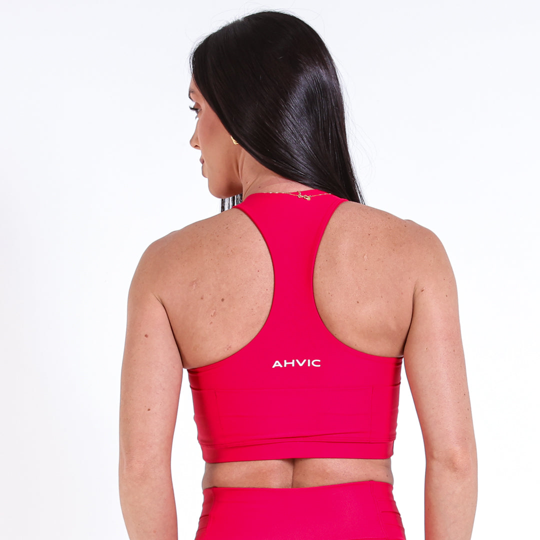 Top Susana Pocket Vermelho