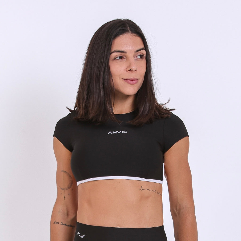 Top Betina Drop Preto