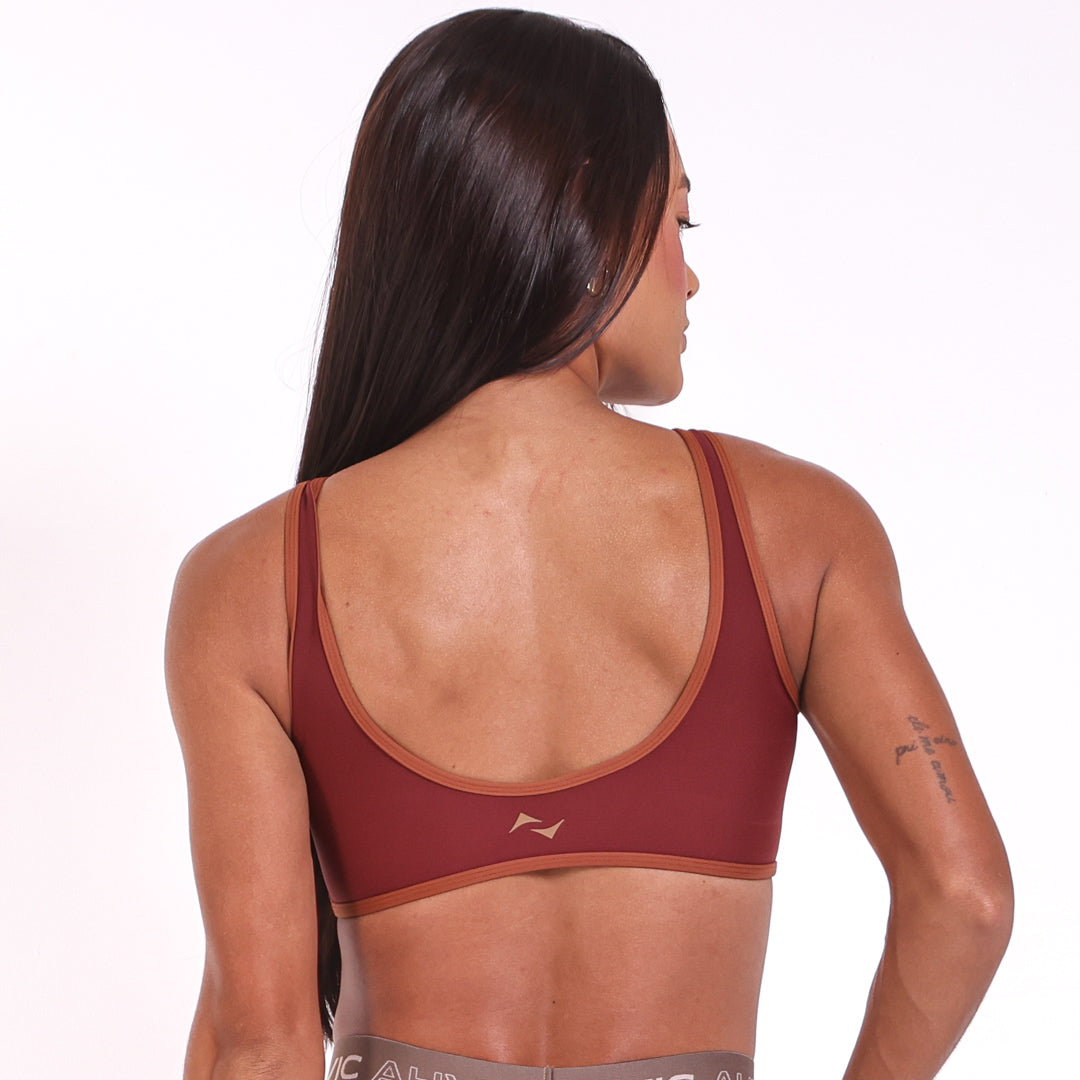 Top Pulse Drop Madder Brown