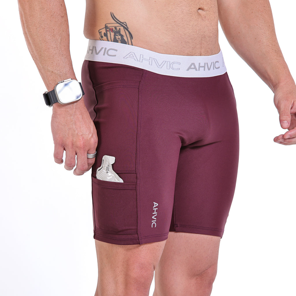 Bermuda Masculina QuadRun Drop Malbec