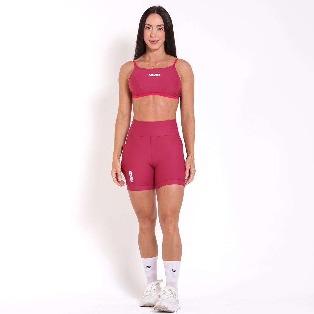 Short Pulse Drop Cherry Red