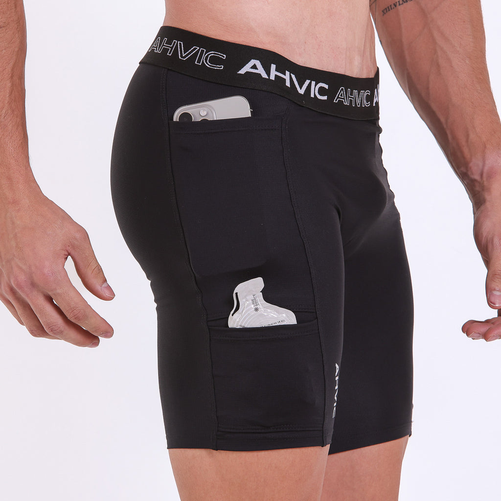 Bermuda Masculina QuadRun Pro Preto