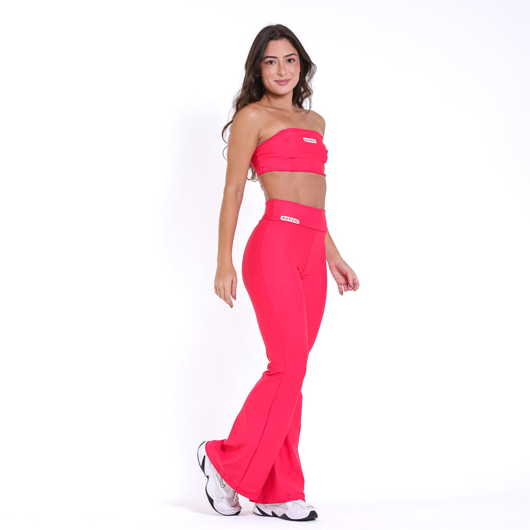 Legging Flare Alma Vermelho