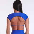 Top Betina Drop  Azul Royal