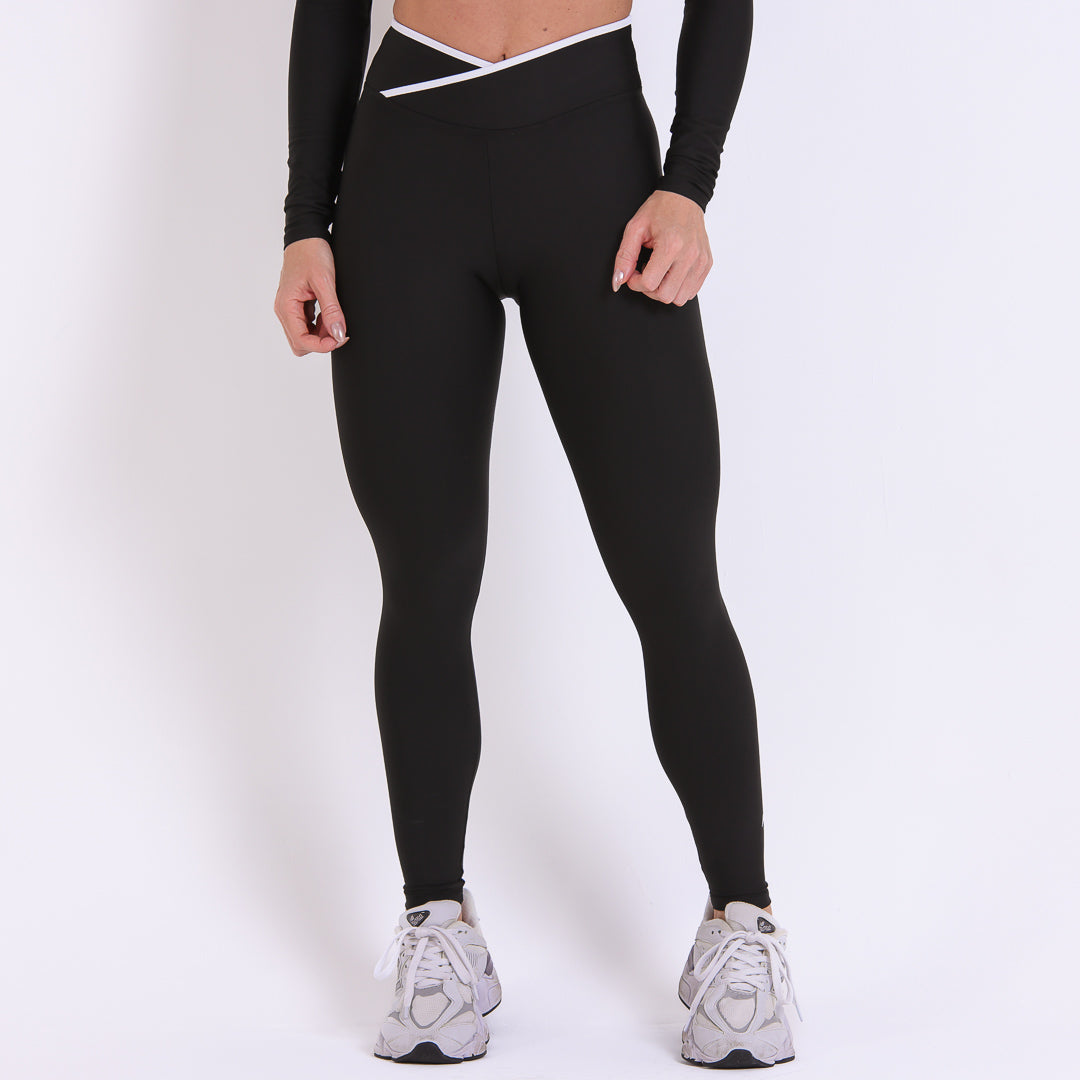 Legging Rise Drop Preto