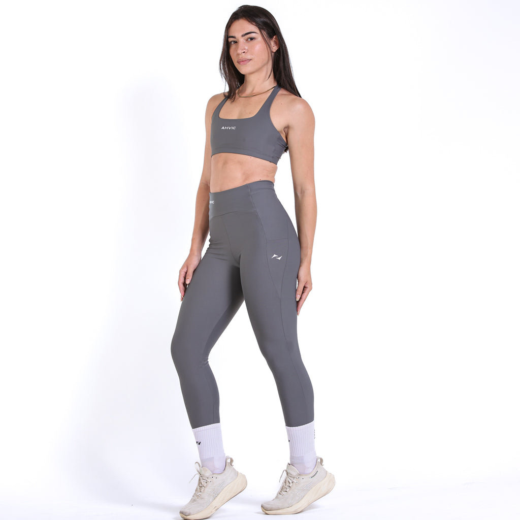Legging Susana Invisible Pocket Cinza