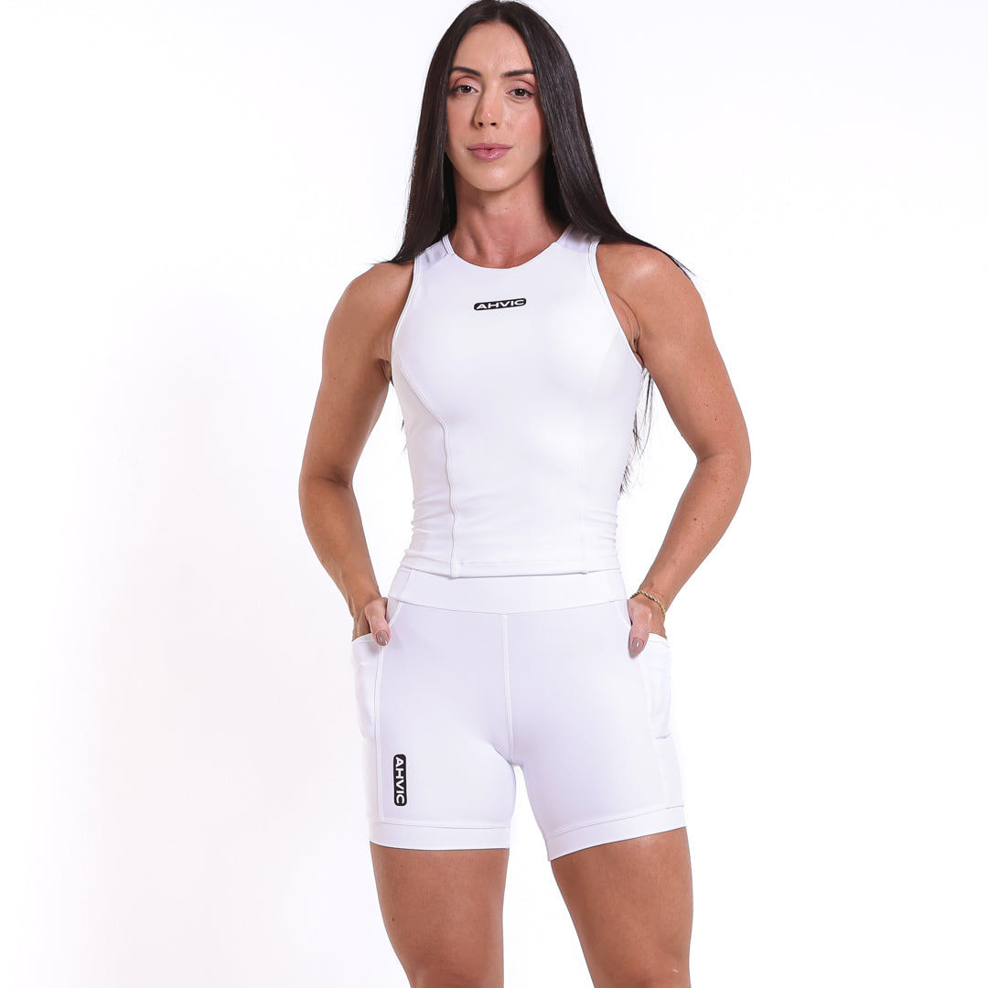 Regata Poly Run Pocket Branco