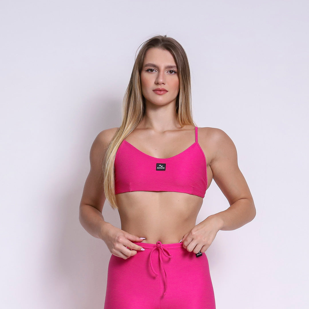 Top Júlia Canelado  Rosa Blush