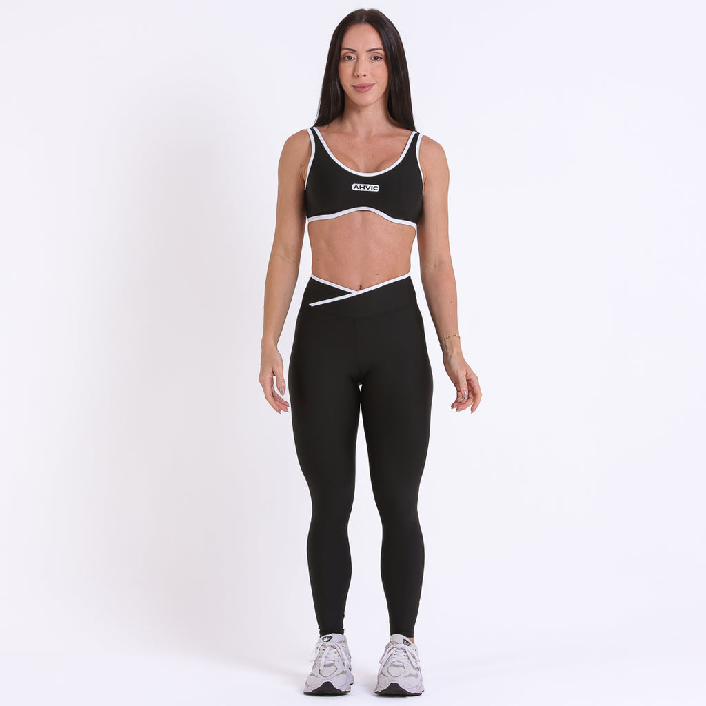 Legging Rise Drop Preto