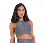 Top Susana Pocket Cinza