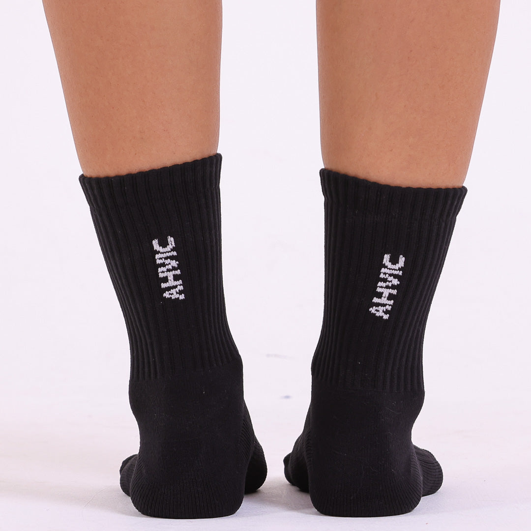 Meia AHVIC Preta Cano Médio