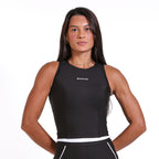 Regata Poly Run Pocket Preto