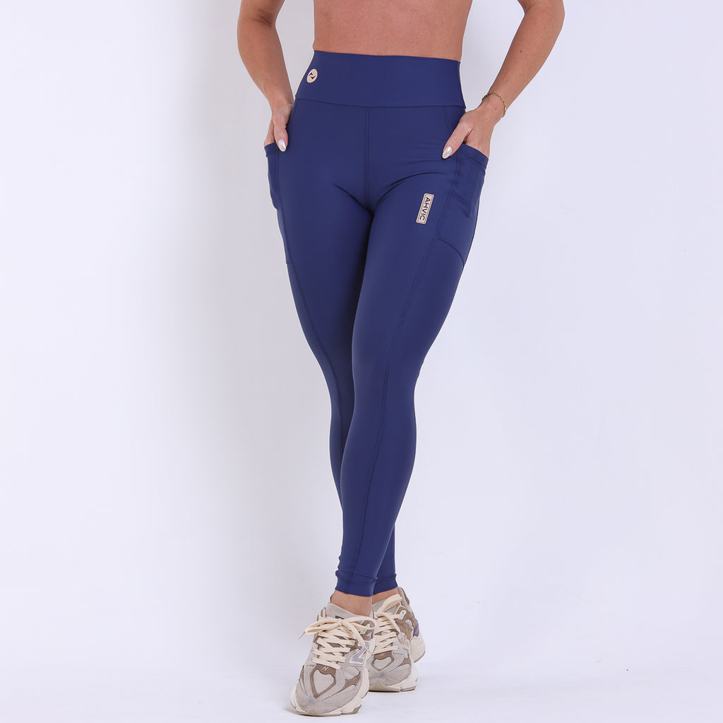 Legging Betina Drop Azul Marinho