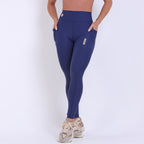 Legging Betina Drop Azul Marinho