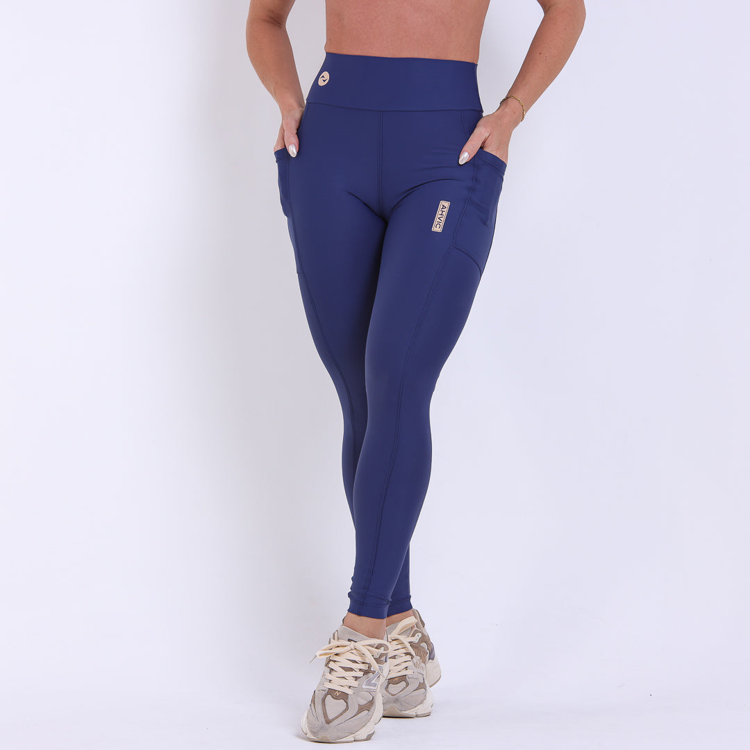 Legging Betina Drop Azul Marinho