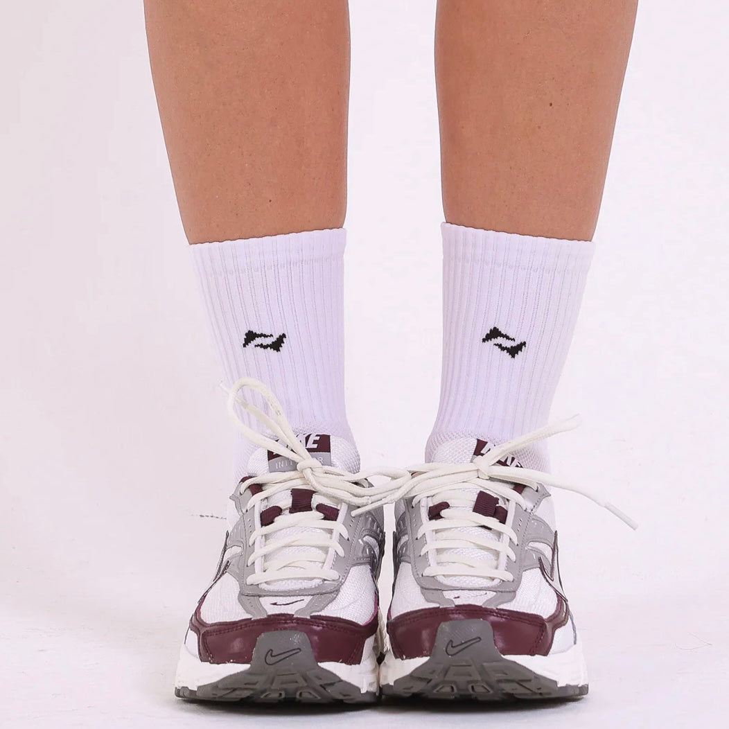 Meia AHVIC Branca Cano Médio