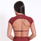 Top Betina Drop Madder Brown