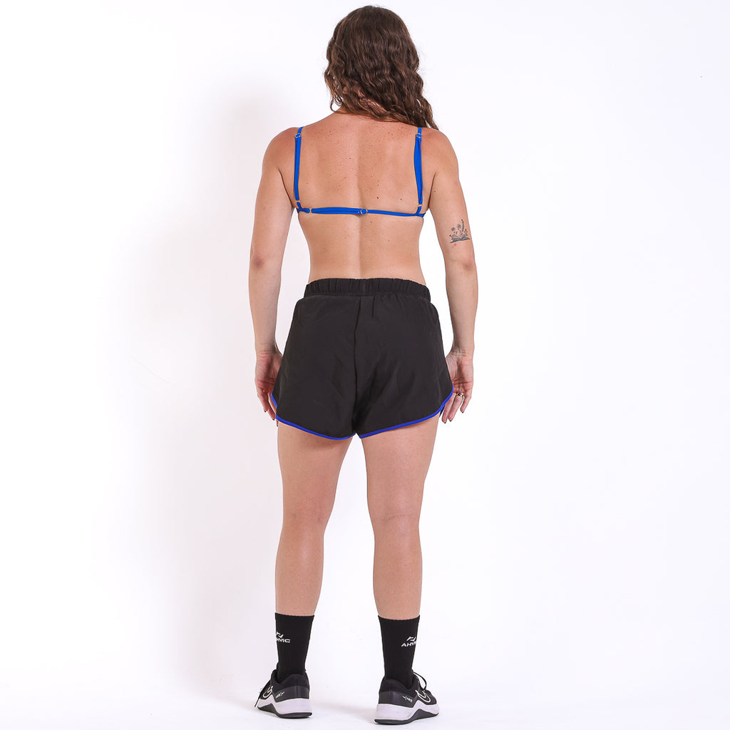 Short Summer Tactel Preto Bicolor