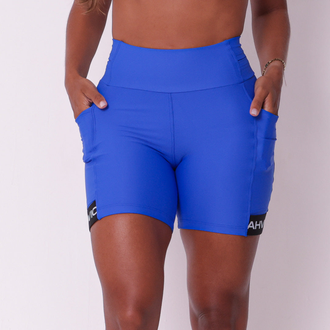 Short Mari Run Drop  Azul Royal