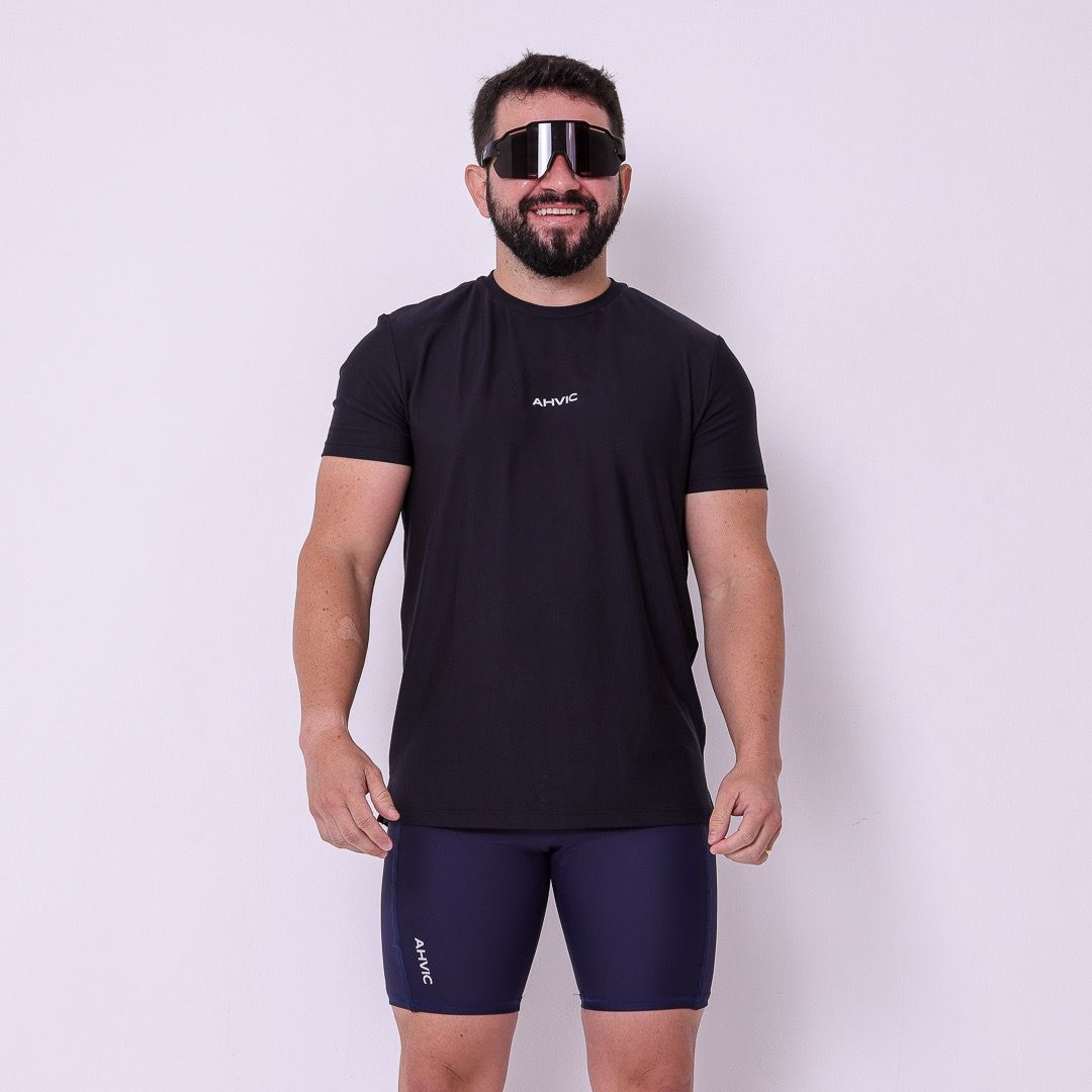 Camiseta Masculina Modal Preto