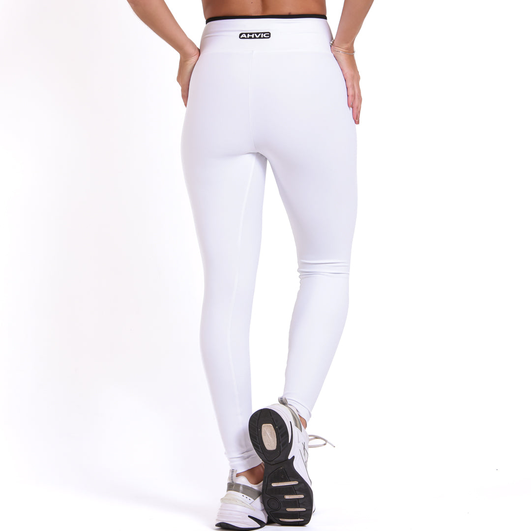 Legging Rise Drop Branco