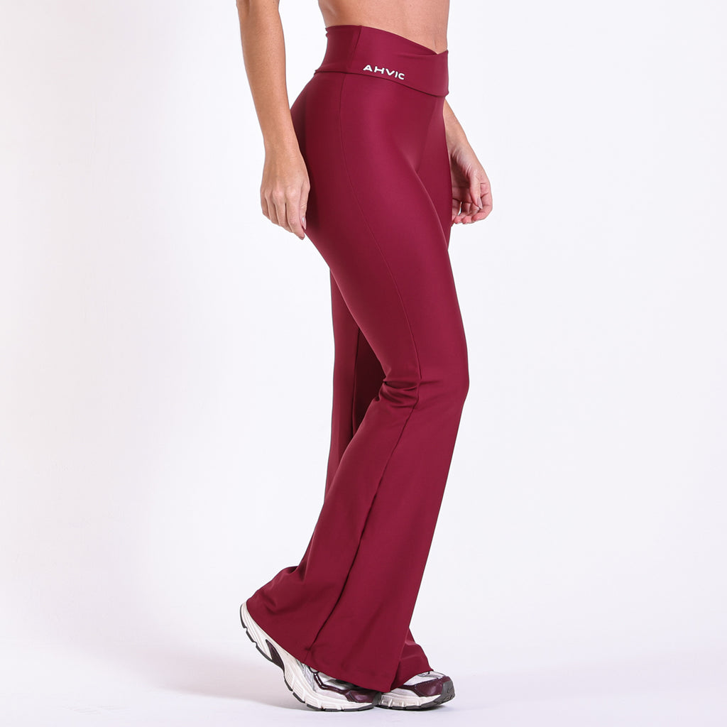 Legging Flare Alma Bordô