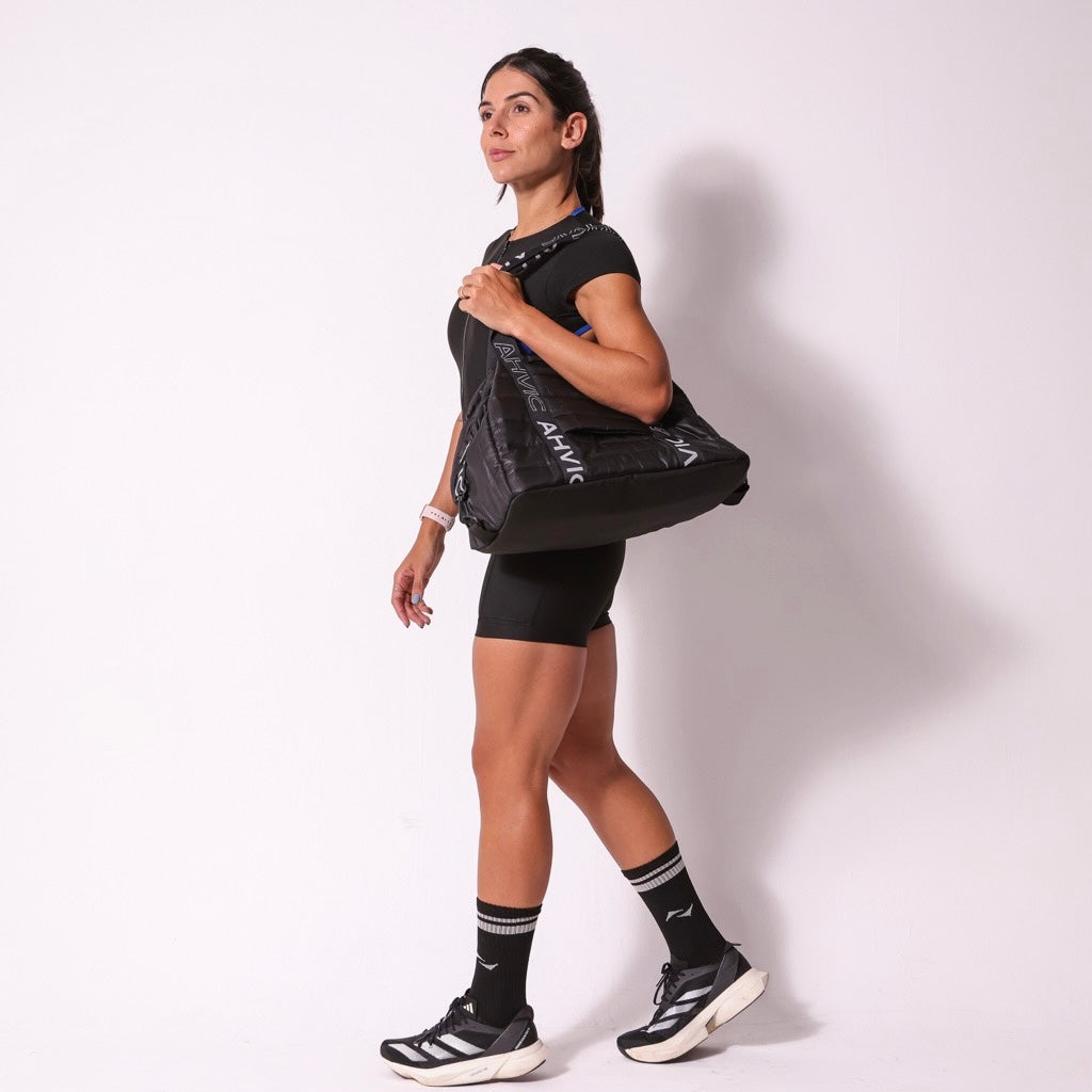 Mala Bolsa Puffer Emma Preta