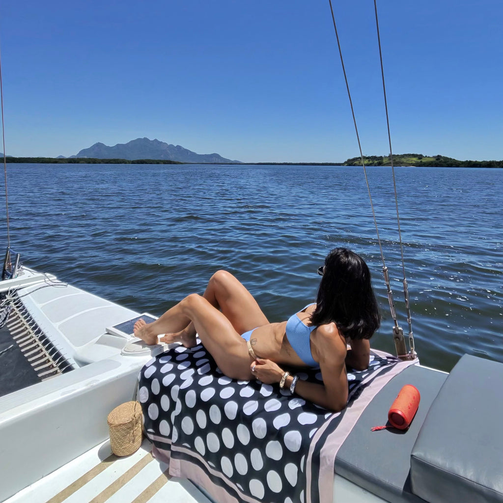 Top Biquini Duna Azul