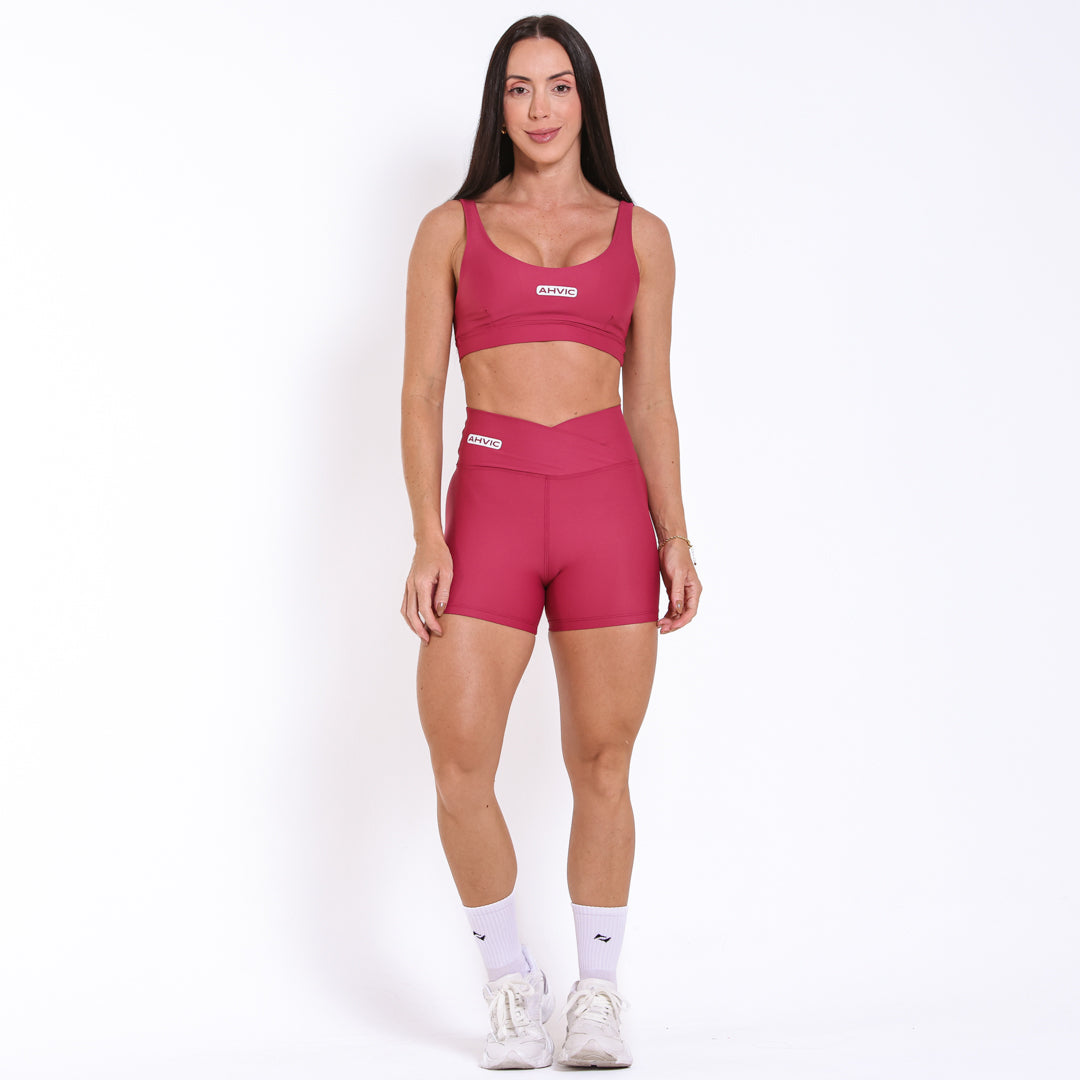Short Venice Cherry Red