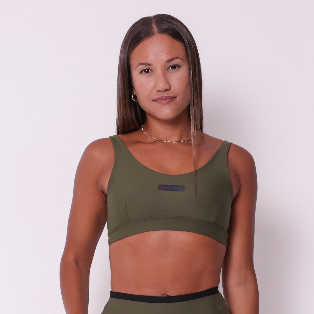 Top Tai Drop  Verde Militar