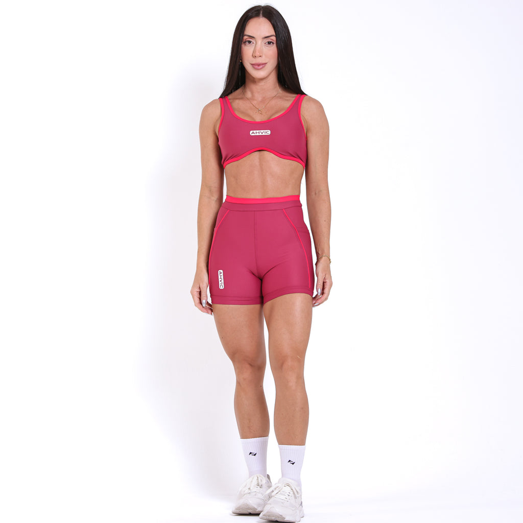 Short Flow Drop Cherry Red