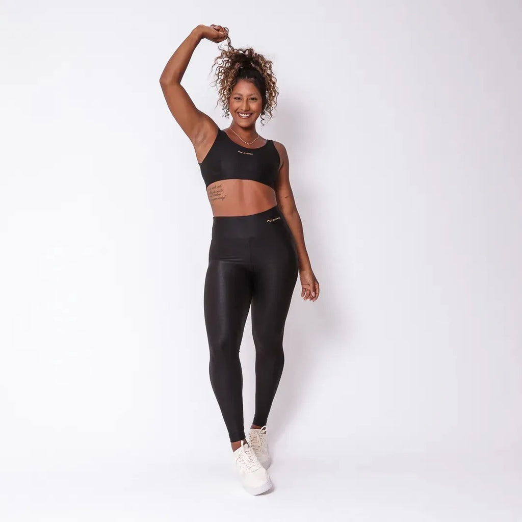 Legging Nalu Aveludado Preto