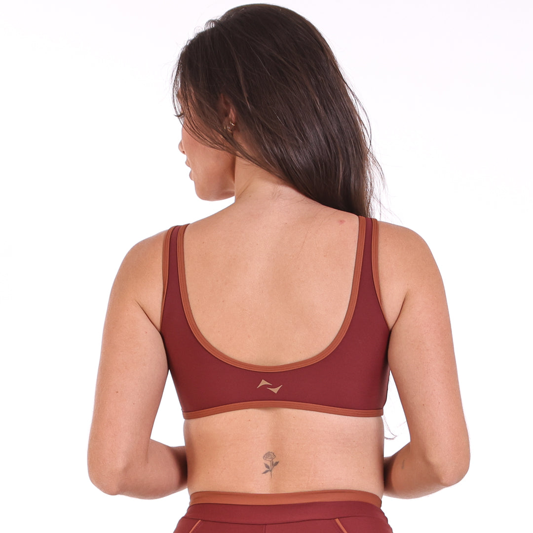 Top Pulse Drop Madder Brown