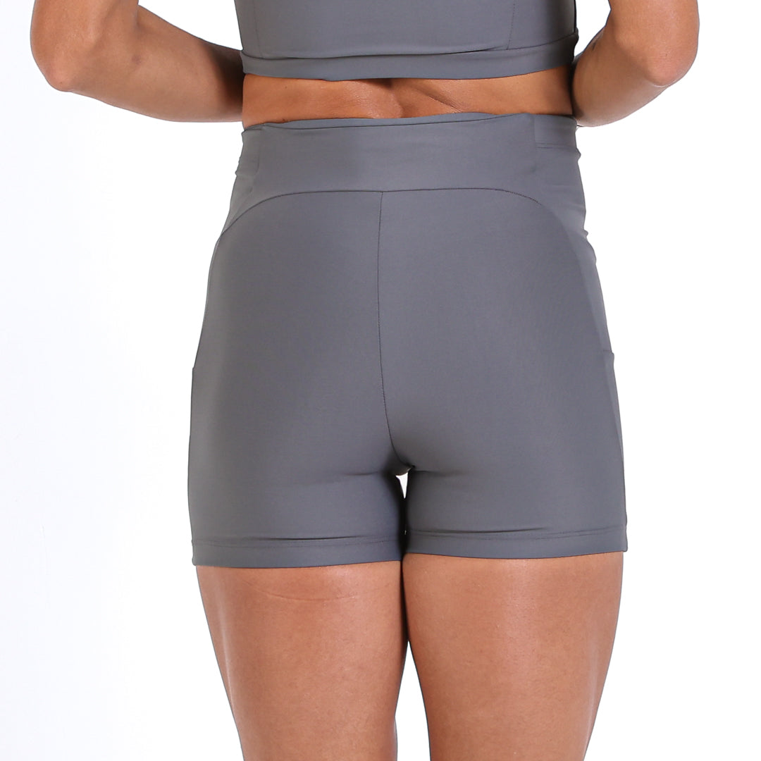 Short Adrianna Invisible Pocket Cinza