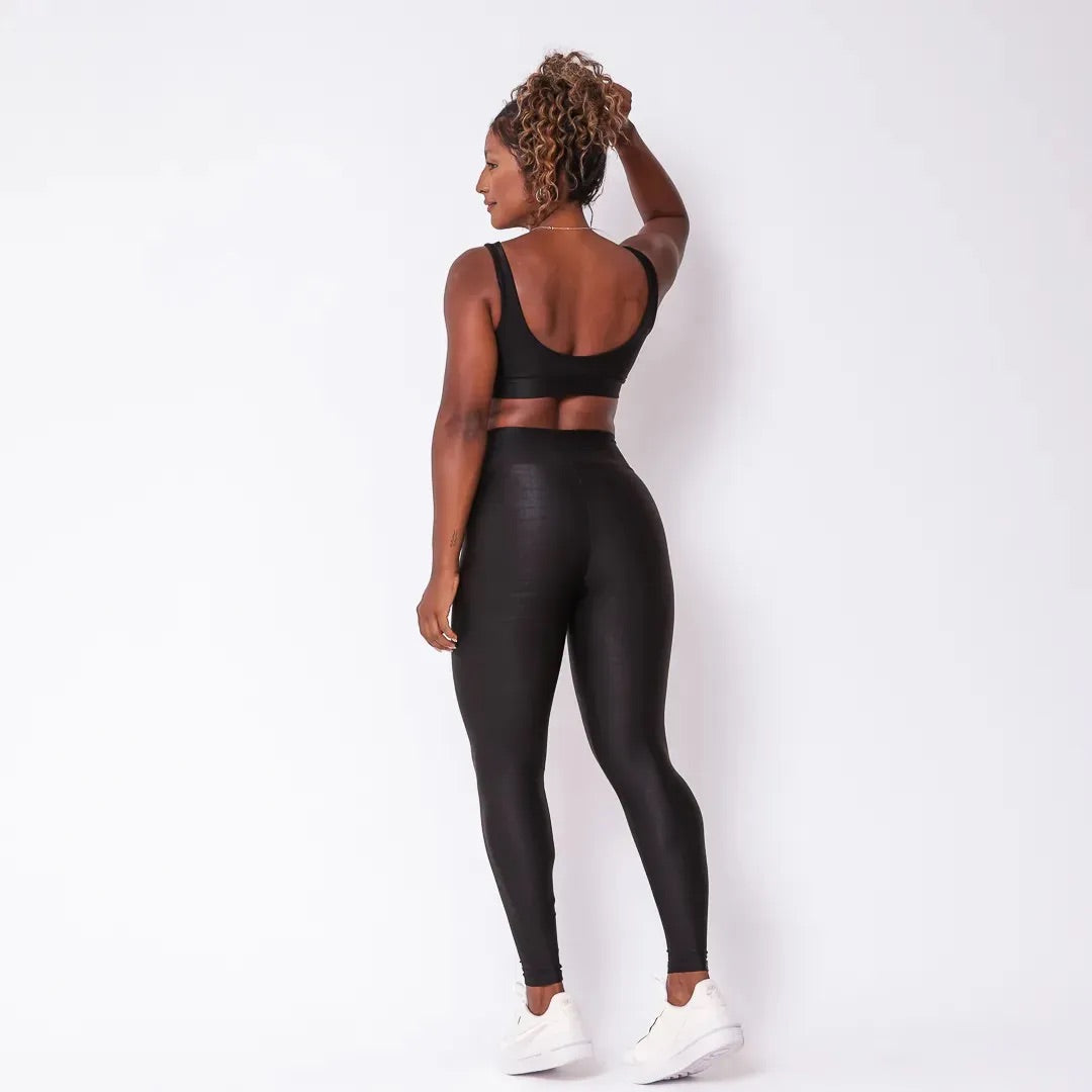 Legging Nalu Aveludado Preto
